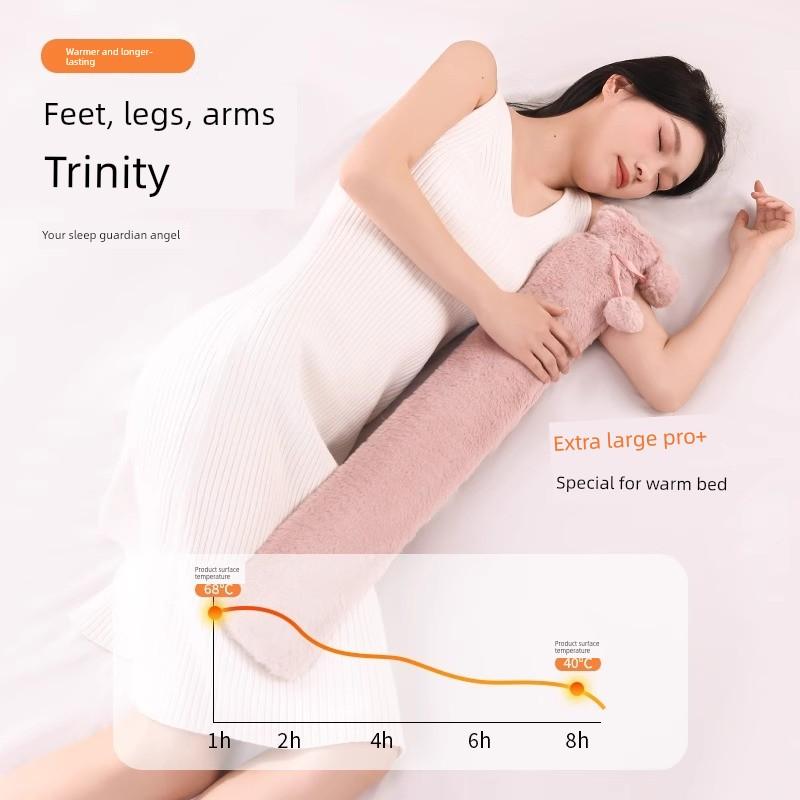 Long Strip Hot Water Bottle, Water-Filled Hand Warmer, Special Warm Pad for Bed, 2025 Magic Device for Warming Feet, Small Size, Fillable with Water