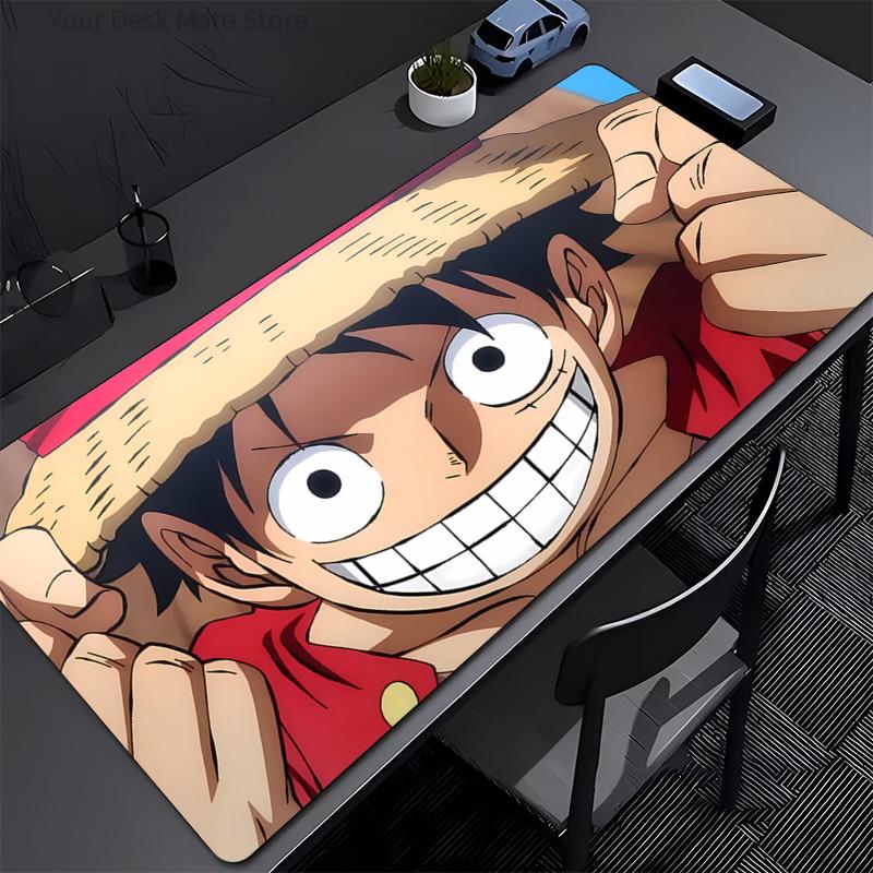 Mouse Pad Large ONE PIECE Luffy Anti-Slip Rubber Gaming MousePad Durable Desk Pad for Office and Gaming PC carpet Anime Mousepad