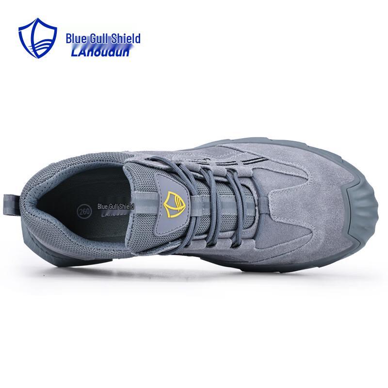 Lan Ou Dun Men's Steel Toe Puncture-Resistant Safety Work Shoes D0266N