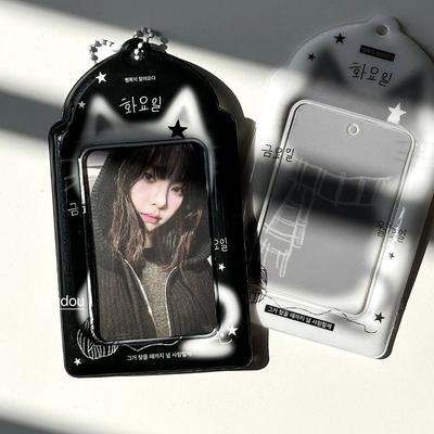 Kawaii Kreslená Mačka Držiak na Fotokarty Prívesok Držiak na Fotokarty Jednoduchý Multifunkčný Držiak na Fotokarty Ochranný Kryt na Karty