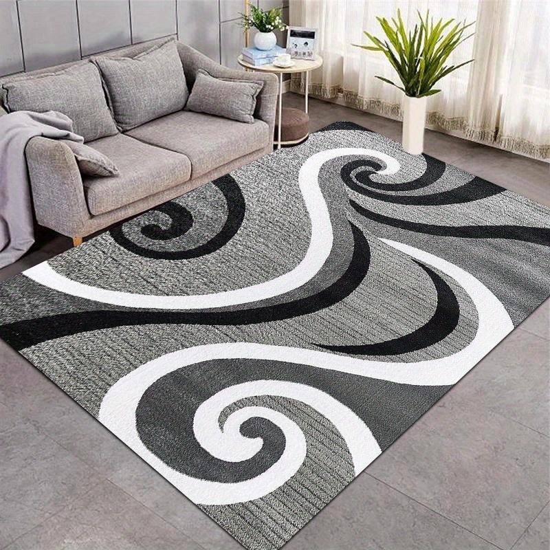 Visual Illusion Carpet 3D Vortex ThreeDimensional Trap Bedroom Floor Mat Living Room Coffee Table Blanket Creative Christmas Rug