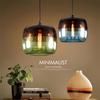 Moderní severské umění barevné závěsné skleněné závěsné lampy svítidla E27 LED pro kuchyňskou restauraci