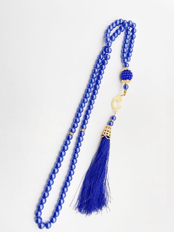 99 Perlen Glas Imitation Perle Quaste TASBIH Gebetsperlen - Nahöstliches Design