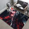 Cool 3D Berserk Guts Rage Anime Carpet Rug Art for Room Decor Sofa Christmas Halloween Gifts Game Area Rug Non-slip Floor Mat