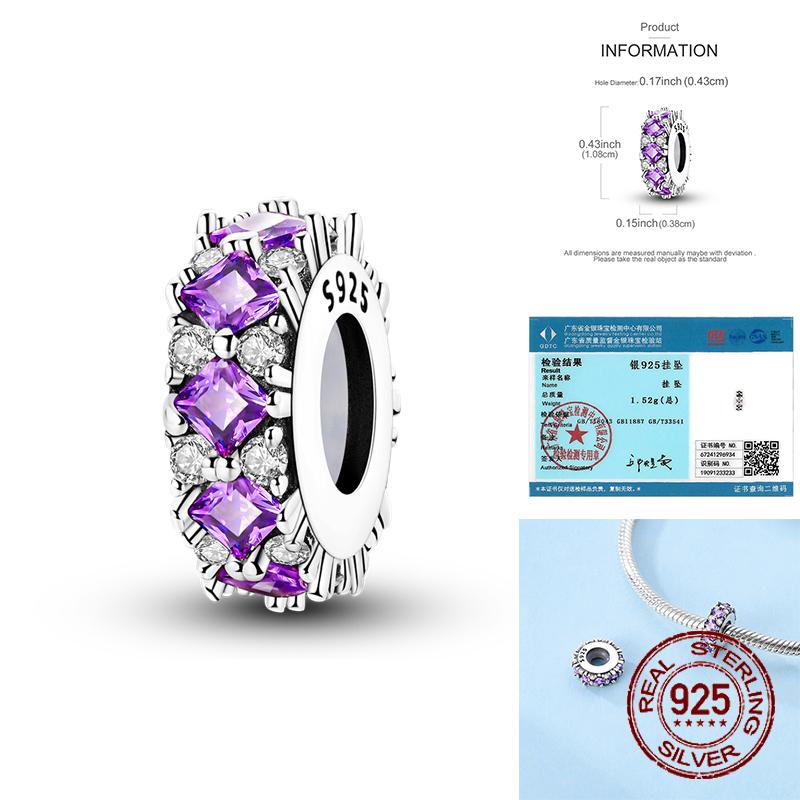 Animaux Animaux de compagnie Perles Cuivre Violet Mystique Serpent Dragon Papillon Hibou Chaînes de sécurité Breloques Bijoux pour femmes Cadeau DIY