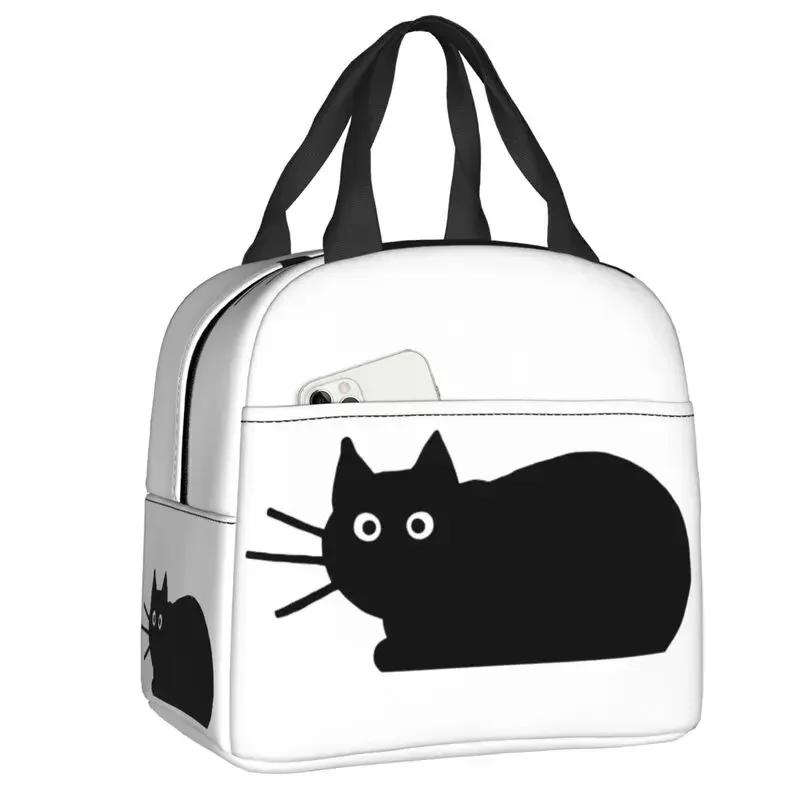 Cat Lunch Bag Women Reusable Cooler Thermal Insulated Lunch Box for School Multifunction Food Bento Box