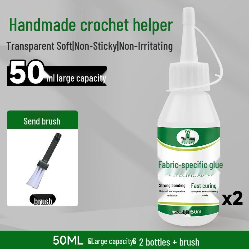 Super Sticky Quick-Drying Fabric Glue for Handmade Dolls and Eyes