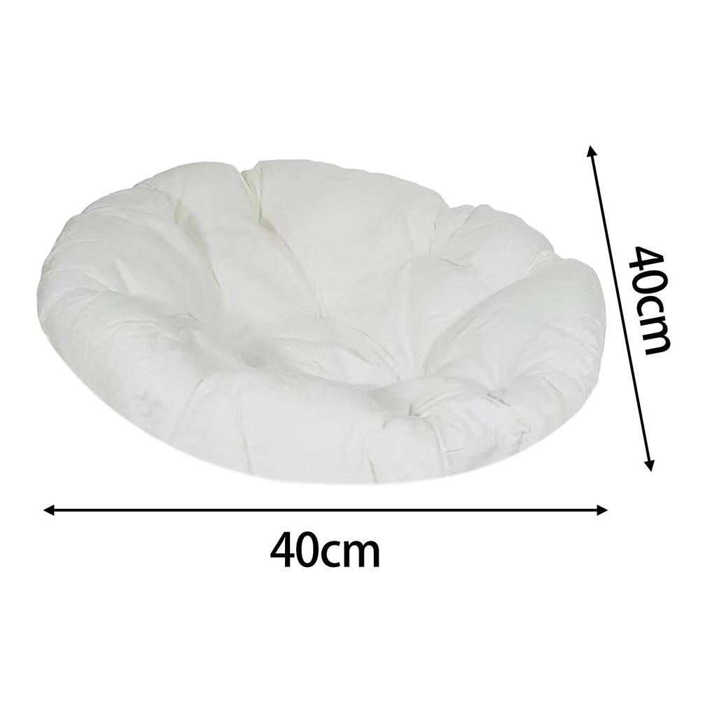 Papasan Chair Cushion Egg Chair Cushion Garden Chair Mat Washable Thick Round 15.7inch for Rocking Chair Seats Sturdy