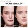 YOUNG VISION 3 w 1 podkład w formie pudru wypiekanego, długotrwały, o pełnym kryciu, lekki, kontrolujący wydzielanie sebum, matowy, zapewniający efekt przez 24 godziny, o delikatnej konsystencji