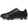 Copa 19.4 Firm Ground Boots Round Toe Lace-Up TF (Rubber Studs) Slip-Resistant Durable Soccer Shoes Men Footwear Black F35497