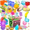 Mystery Würfel Katzenpfote Mochi Squishy, Entzückendes simuliertes Lebensmittel Fuß Fidget Spielzeug, Tragbares Quetsch Antistress Spielzeug