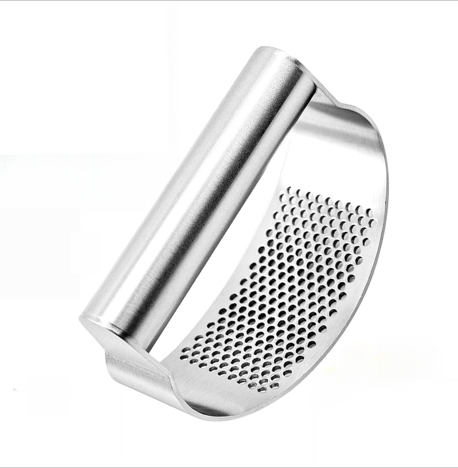 

Upgraded Version of304Food Grade Stainless Steel Garlic Press Garlic Paste Manual Garlic and Ginger PressCreative KitchenGadgets