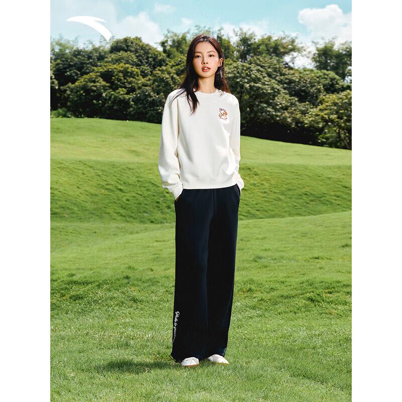 ANTA Women s Retro Knit Fleece Lined Sweatpants M
