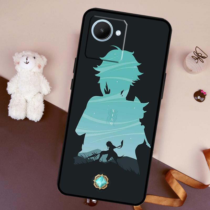 

Genshin Impact Case For Realme 8 9 Pro Plus 10 8i 9i GT Master GT Neo 3 2 T C35 C11 C30 C25s C21 C25 Y Realme GT Neo2