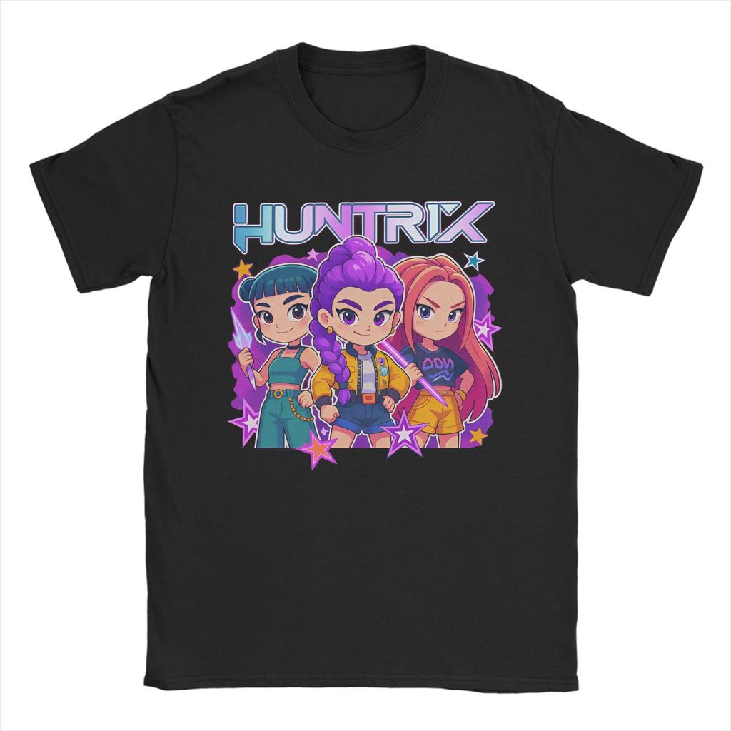 Kpop Demon Hunters Animation T-Shirt Huntrix Saja Jungen Beliebtes T-Shirt Kurzarm Sommer Baumwolle Rundhalsausschnitt 6XL Tees