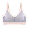 Women's Maternity Seamless Lace Trim Nursing Bra - No-Ammonia, One-Piece, Postpartum Breastfeeding Support.
