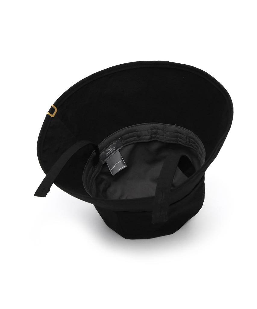 Eondeokeonteulolseutyudio Detachable Strap Cotton Bucket Hat Strap Bucket / D Bio / Black