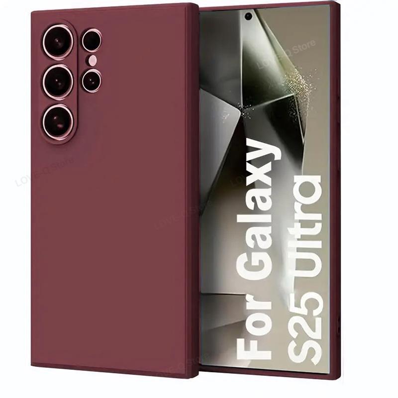 

Для S25 Ultra Plus Чехол Силиконовый чехол для телефона Samsung Galaxy S25 S 25 Ultra Plus S25Ultra Чехлы Защитный чехол для камеры Samsung S25 Ultra