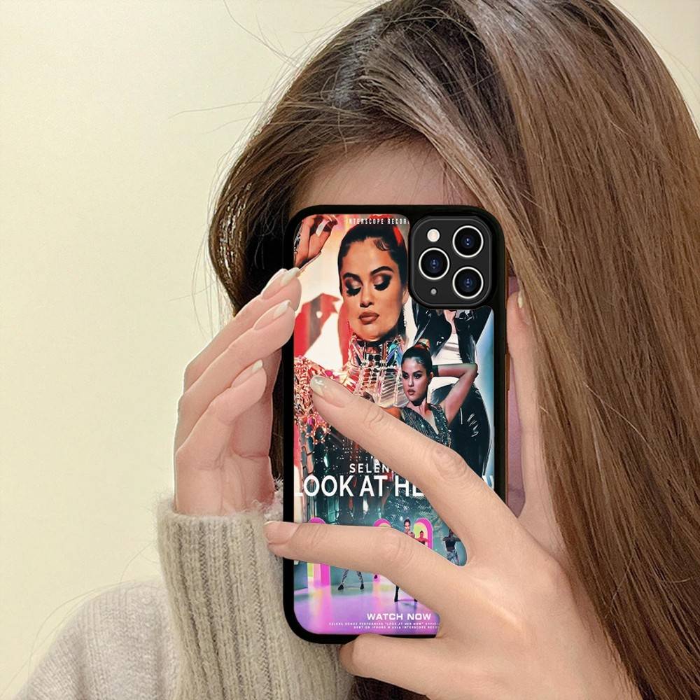 Selena Singer Gomez For IPhone 17 16 Pro Max Air 15 14 13 12 Mini Plus 11 Hard PC+TPU Phone Back Cover