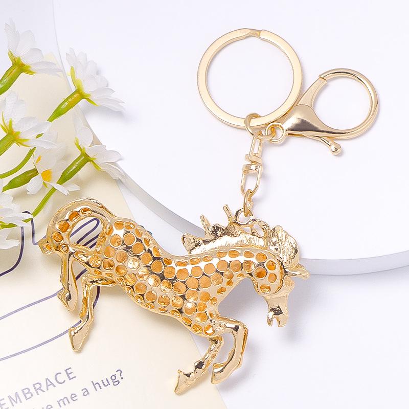 1 sztuka Zwierzę Koń Brelok Uchwyt Wisiorek Śliczny Zodiakalny Koń Breloczek Dekoracja DIY Kreatywny Mały Prezent