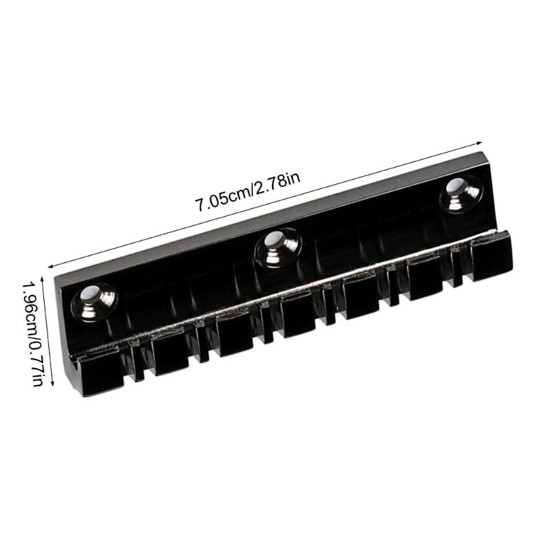 12-Saiten Elektrische Bassgitarre Feste Brücke Schwarze Gitarre Hardtail-Brücke Metallische Textur Geeignet für Elektrische Gitarre