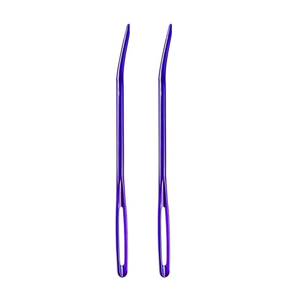 Large Eye Sewing Needle with Curved Tip Yarn Darning Needle Sewing Needle Set for Wool Sewing Hand Knitting Crocheting