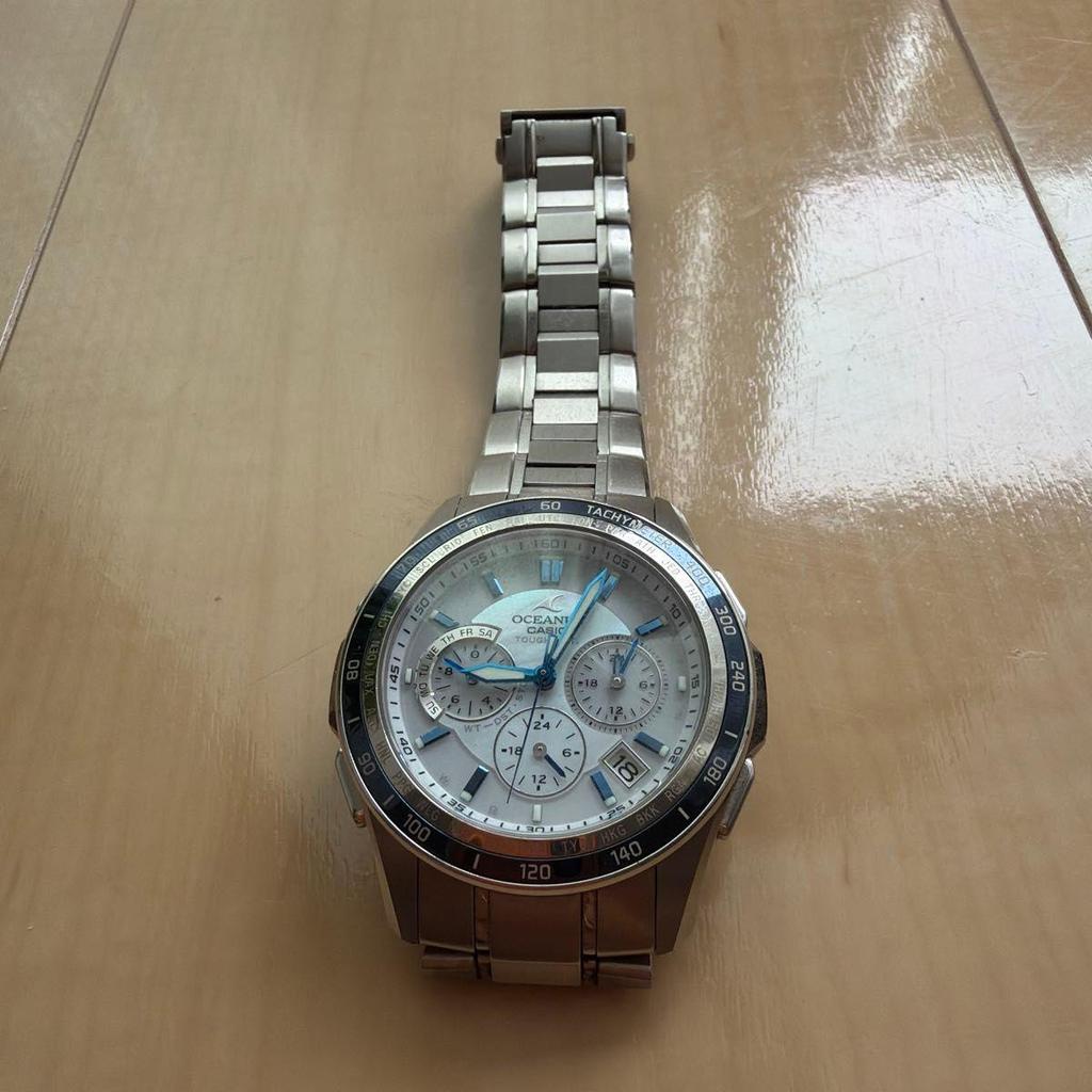 Used CASIO OCEANUS Tough Solar Radio-controlled Watch for Men