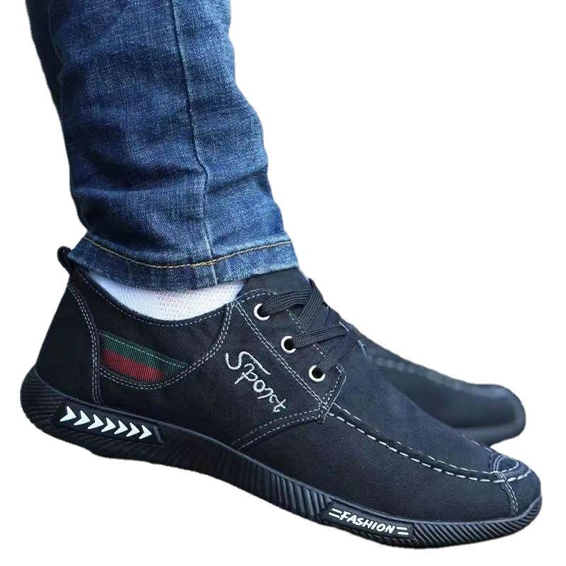 Fashion New 2024 Cloth Shoes Super Soft Summer Men's Sports Comfortable Casual Shoes Soft Sole Breathable Denim Cloth Shoes sneakers men