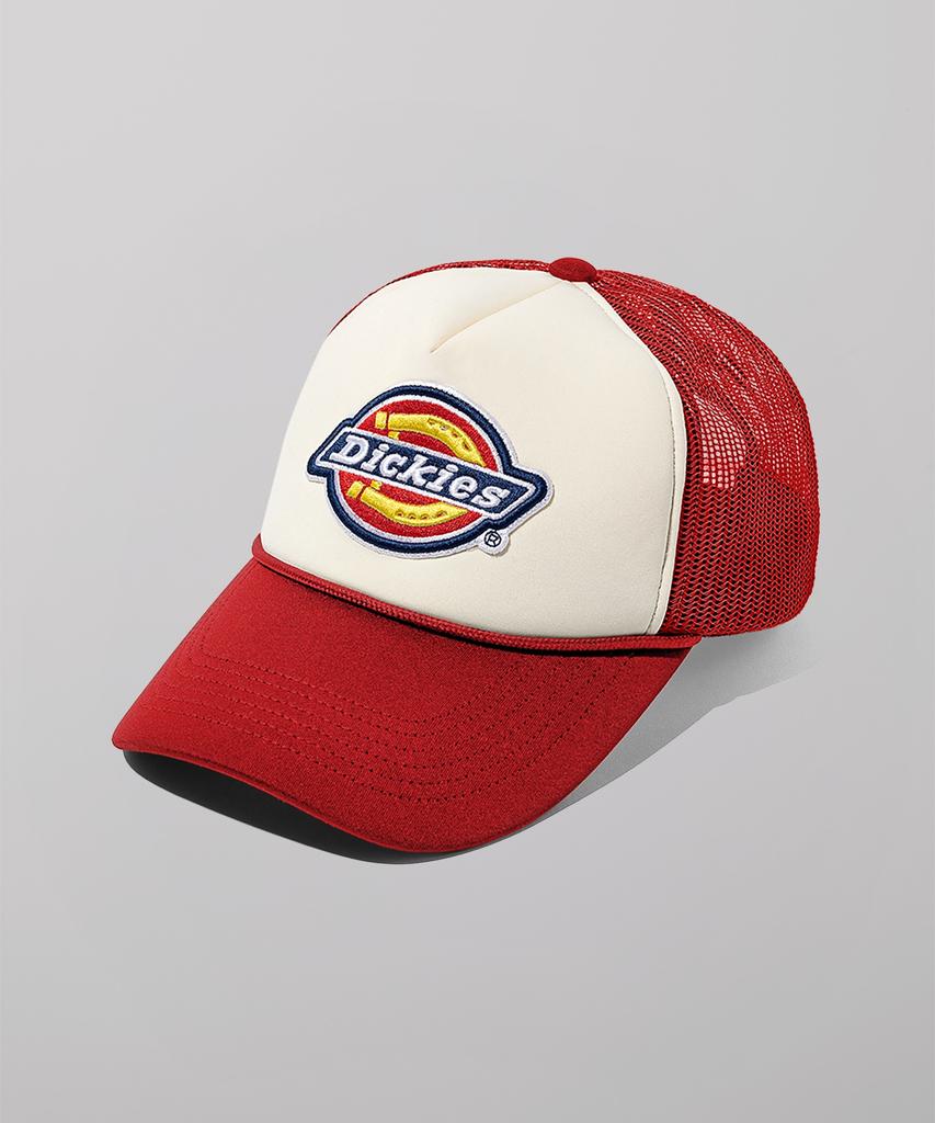 Dickies Tree Logo Trucker Mesh Cap Red