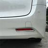 Authentic 1 Pair Fog Light Cover Rear Bumper Reflector Cover Car Carbon Fiber For Toyota Alphard Vellfire 2015-