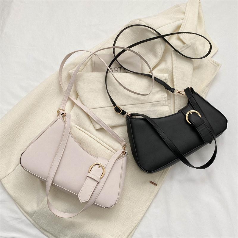 Trendy Pu Armpit Shoulder Bag For Women Winter Street Fashion Crossbody Bag