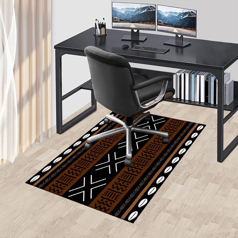 1PC African Pattern Extra Large Non-Slip Floor Carpet, Office, Family, Bedroom, Studio - Large Area Rug Indoor Rugs, Vibrant Colors-A233