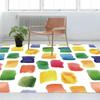 Modern Simple Colored Pattern Carpet for Living Room Decor Sofa Rug Bedside Soft Rug Lounge Room Coffee Table Floor Mat Home