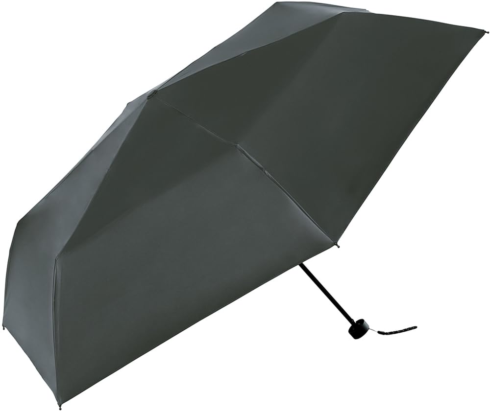 Because Umbrella Ripetto Color Mini Black Ripetto/Folding Shading/Plain D-065671