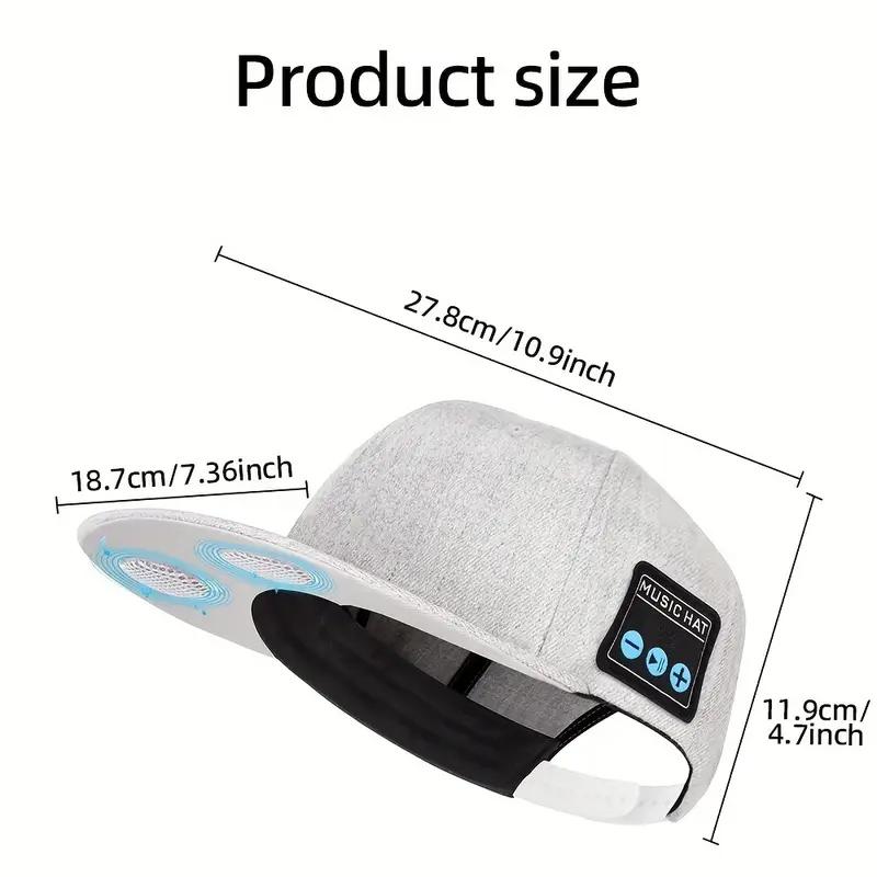 Bluetooth 5.0 Headphones Headset Baseball Cap Wireless Summer Hats With Stereo Earphone Mic Outdoor Hands-free Earbuds