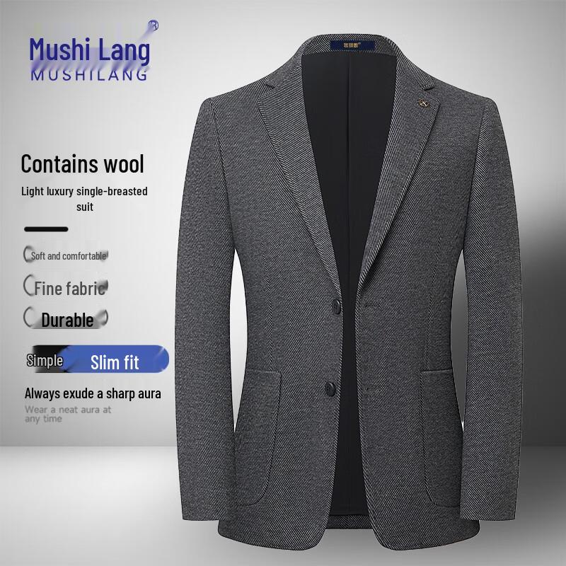 

Men s Wool Blend Business Casual Suit Jacket 195/108A
