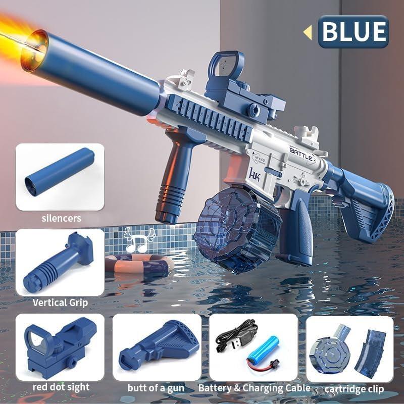 M416 Water Gun Electric Full Automatic Large Capacity Pistol Continuous Shooting Toy Summer Beach Outdoor Game for Children
