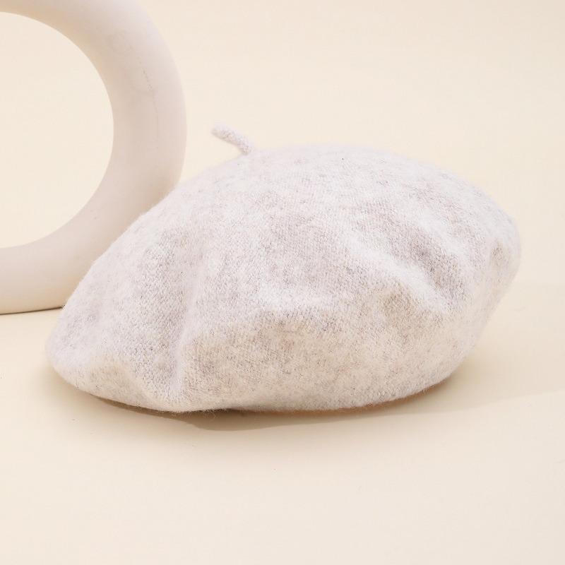 New outdoor fashion warm beret painter hat woolen bud hat sketch hat women's literary hat