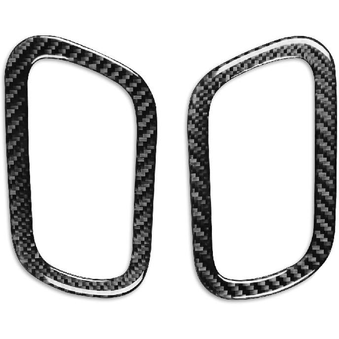 NVCNX Real Carbon Fiber Compatible with Infiniti G35 G37 X S 2007 2008 2009 2010 Sedan Coupe Convertible Car Accessories Interior Trim Dash CD AC