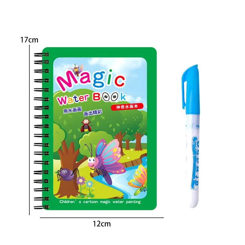 Magisch Waterverfboek, Kleuren met Helder Water Schilderboek, Herbruikbaar Graffiti Boek, Baby Puzzel Tekenboek, Kleuterschool Speelgoed