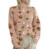 HJX-GL1 Turtleneck Pullover Long Sleeve Halloween Devil 3D Printed Sweater New Loose Autumn and Winter