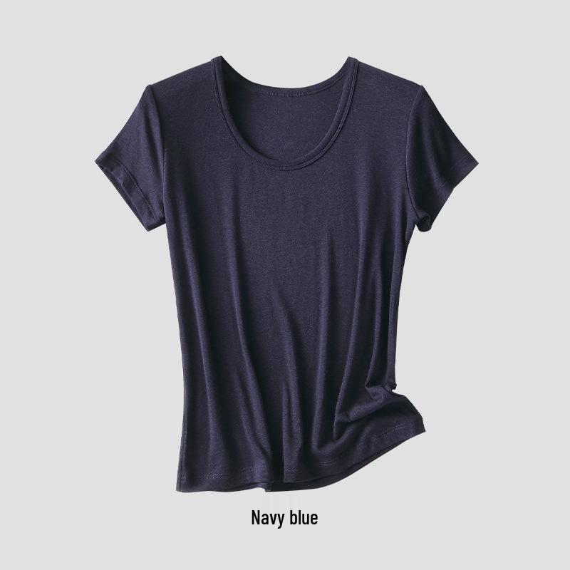 Rong Tai Tencel Wool Ribbed Cooling Slim Fit Tee - Short Sleeve 2026