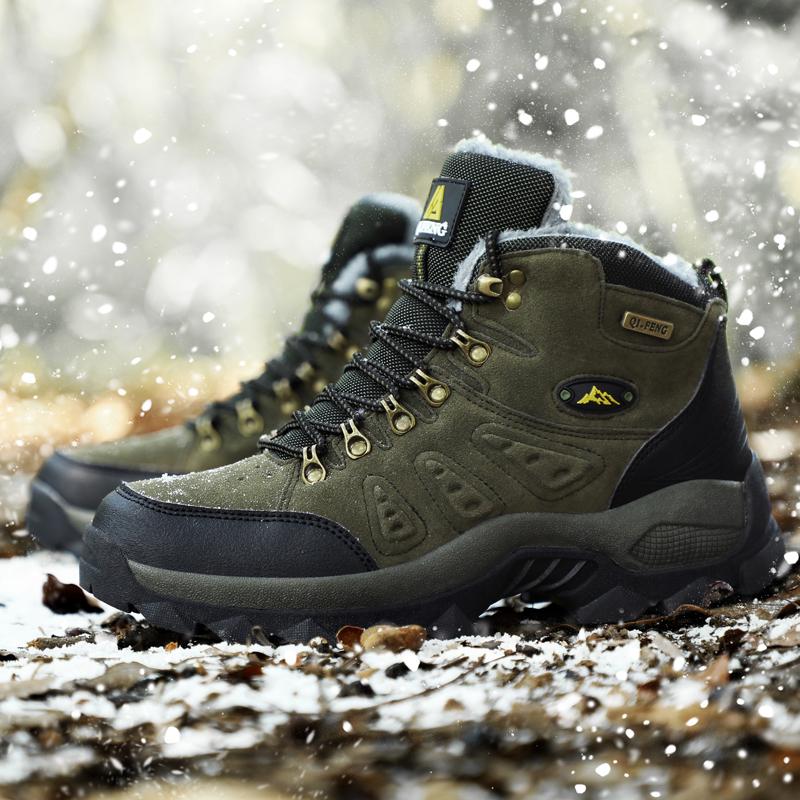 36-48 Winter Plus Samt Warm High Top Outdoor Freizeit Wander- und Bergschuhe für Paare Sportschuhe