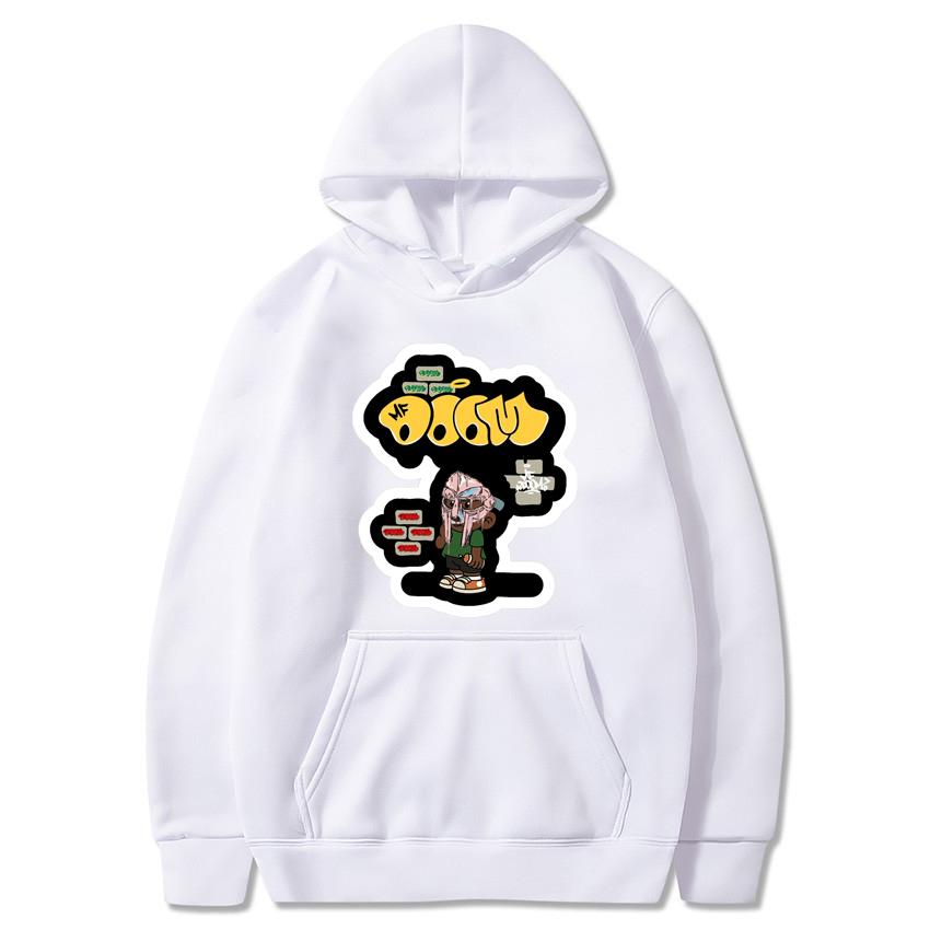 Autumn and winter new warm sportswear anime Harajuku printed pullover casual top men's and women's solid color fashion