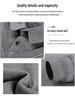 Men's Faux Two-Piece Lapel Knit Sweater - Thermal Velvet Base Layer for Autumn/Winter