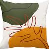 Abstract Pillowcase Sunset Sunrise Line Modern Art Minimalist Living Room Sofa Bay Window Pillow Geometry