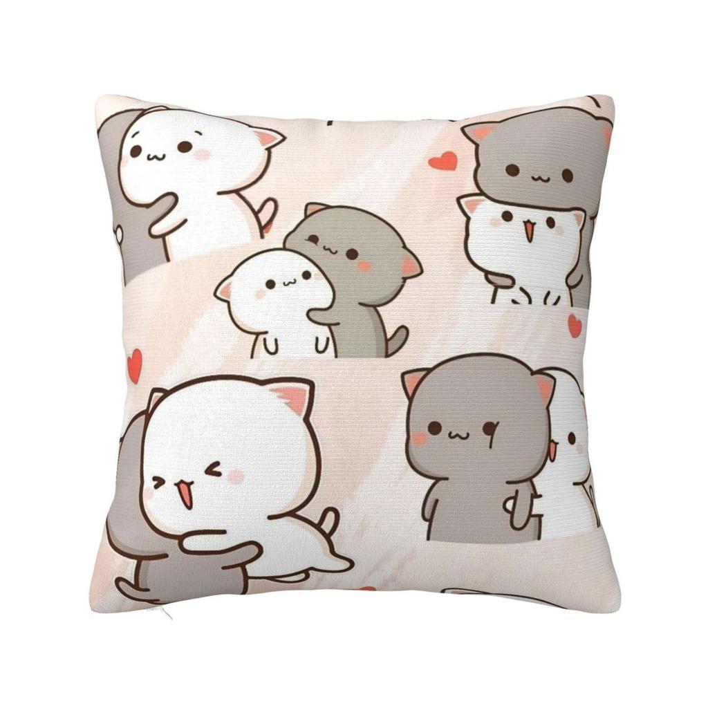 Bubu Dudu Cute Cartoon Bear Character Pillow Cover Kawaii Panda Cute Pillow Case Soft Cushion Cover Pillowcases For Sofa