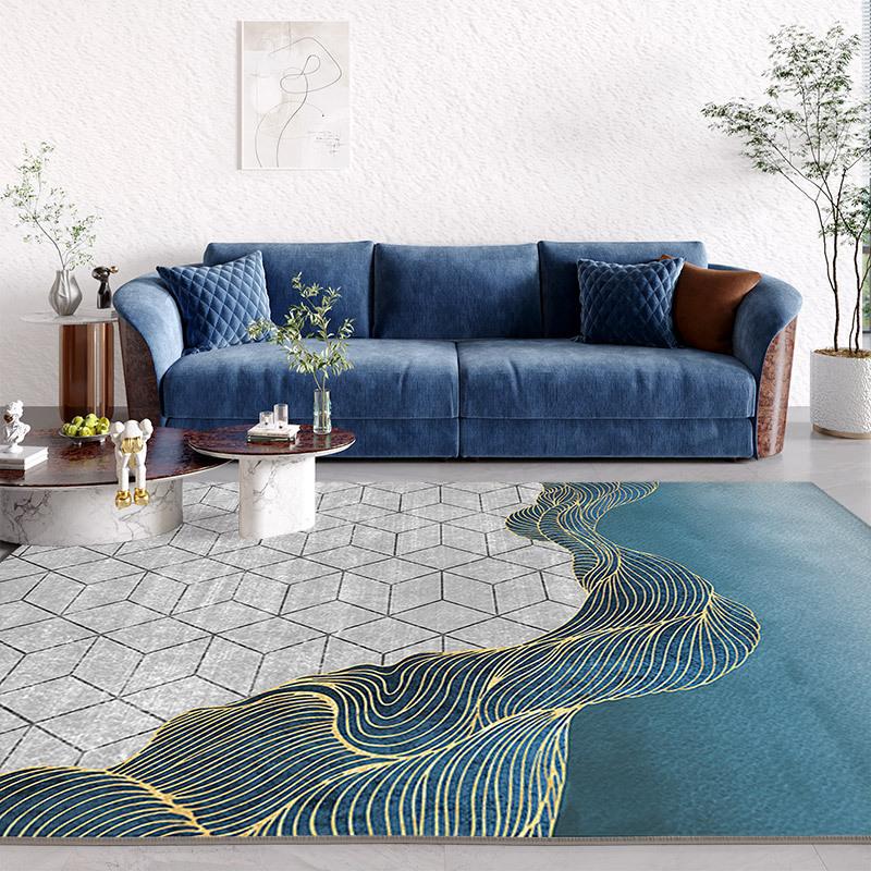 Nordic Modern Living Room Carpet Floor Mat Sofa Coffee Table Mat Bedroom Home Carpet
