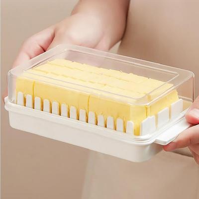 Covered Butter Cutting Storage Box Refrigerator Cheese Cheese Baking Storage Tools Butter Cutting Eco-Friendly Home Accessories