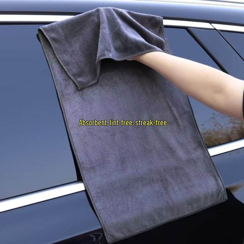 Super Absorbent 420g Microfiber Car Wash Towel - Thick, Large Size for Effective Cleaning